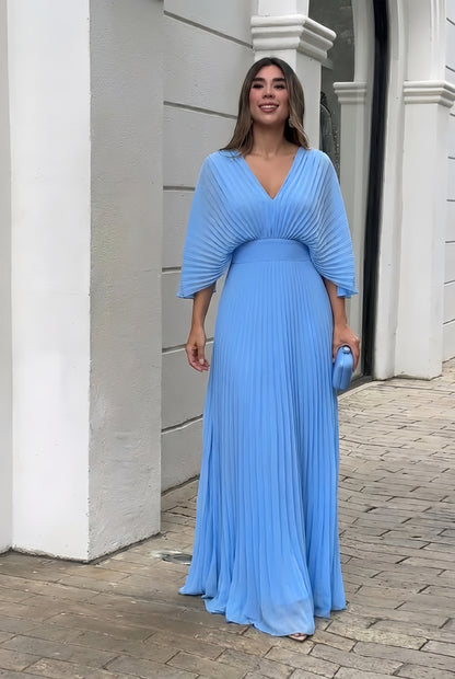 Stephanie™ Elegantna Naborana Maxi Haljina