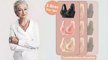 PARIS™ | Wireless Front Closer Shaping Bra (3 Pack)