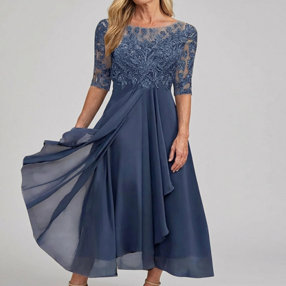 ZARIA™ | The Flattering Lace Midi Dress