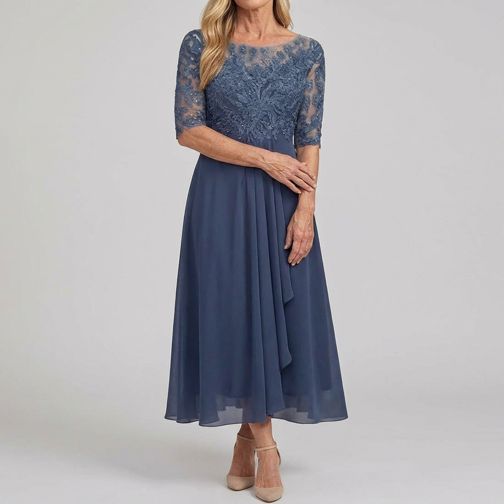 ZARIA™ | The Flattering Lace Midi Dress