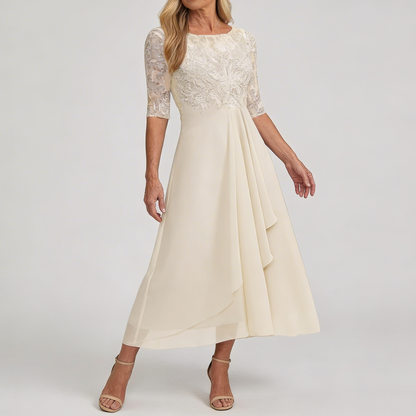ZARIA™ | The Flattering Lace Midi Dress