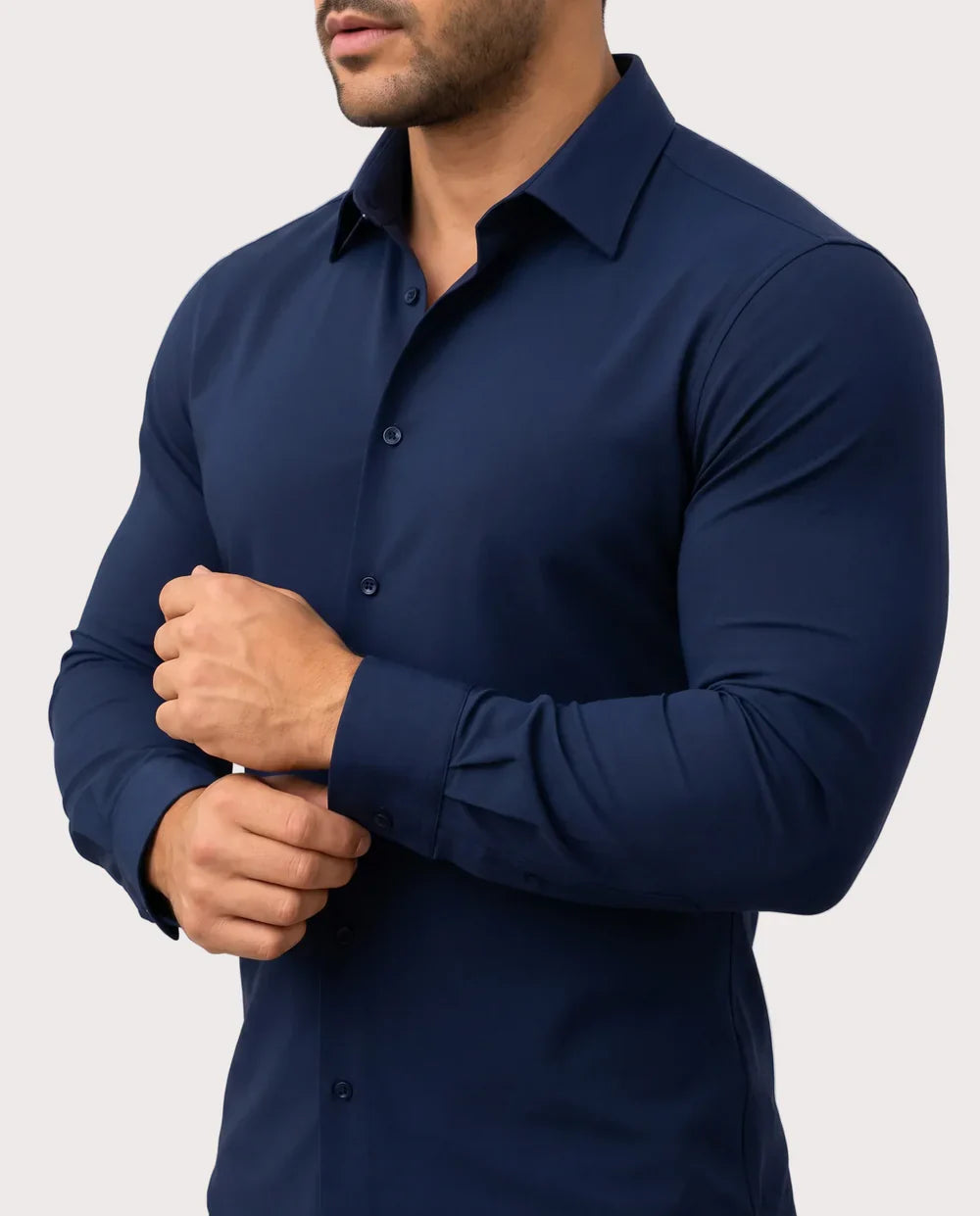 Men’s Slim Fit Stretch Dress Shirt