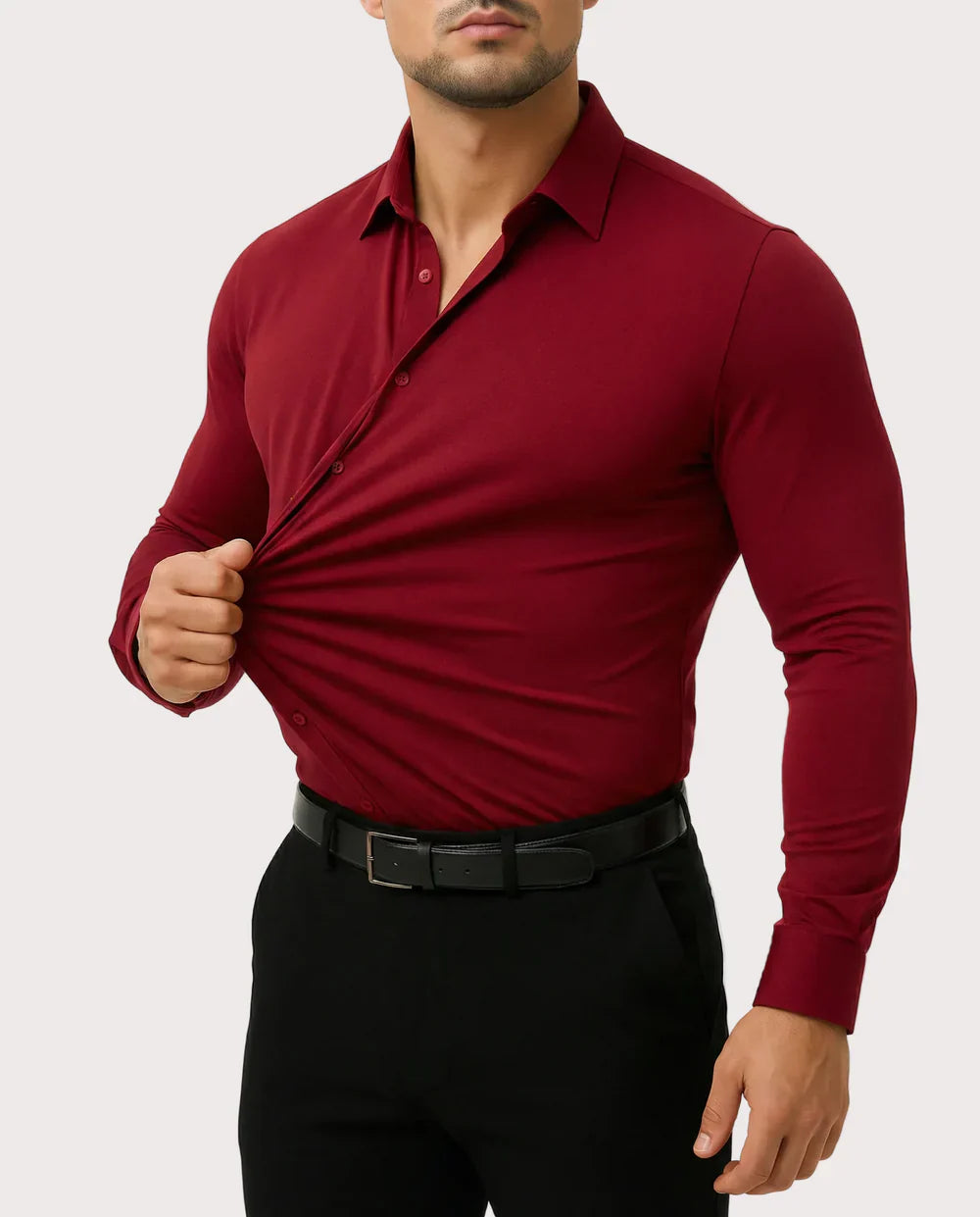 Men’s Slim Fit Stretch Dress Shirt