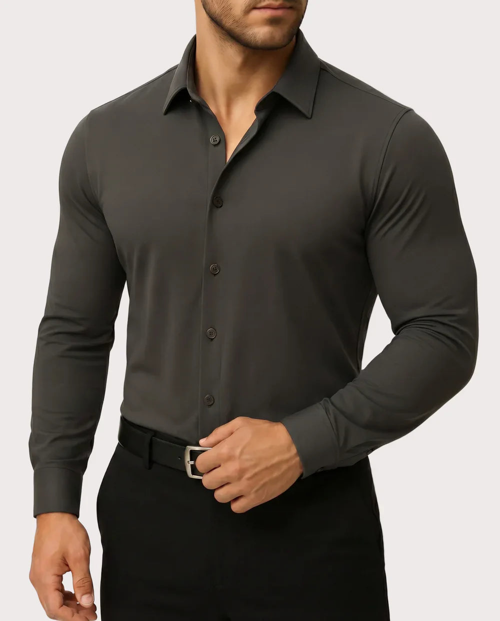 Men’s Slim Fit Stretch Dress Shirt