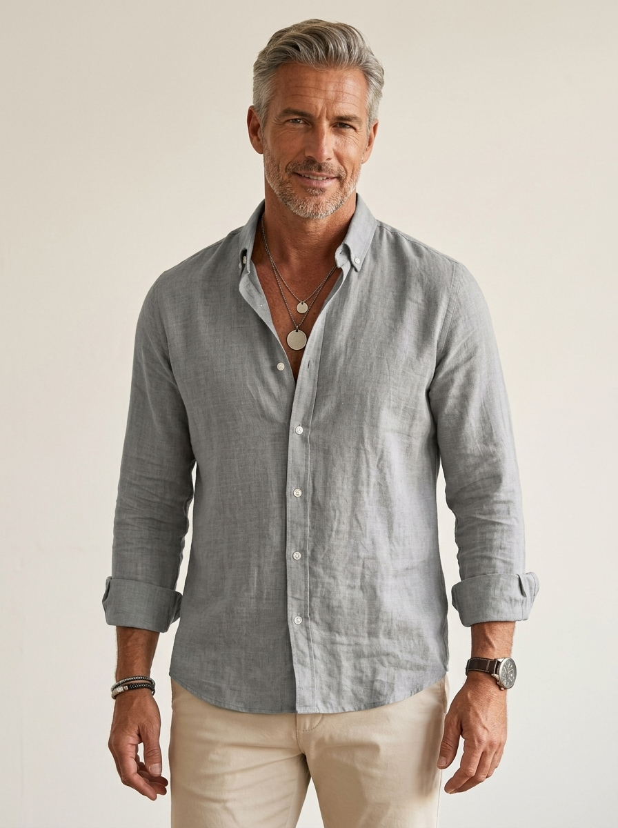 Nerio™ | Chemise d’Été Légère & Naturelle