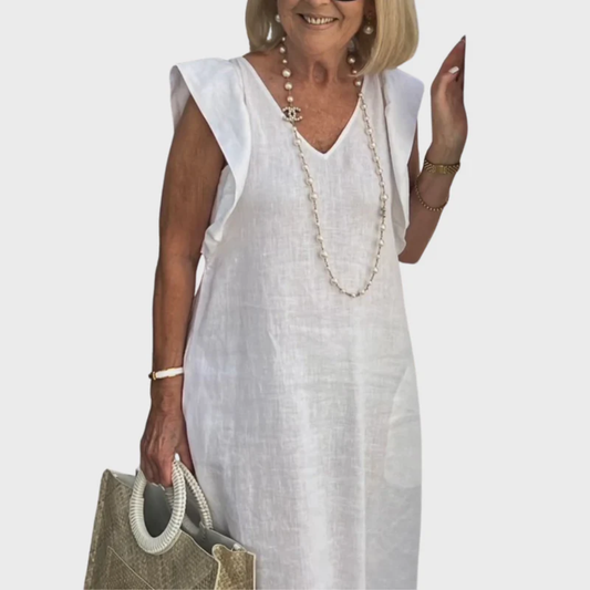 Hilal | Damen Leichtes Maxikleid Sommer