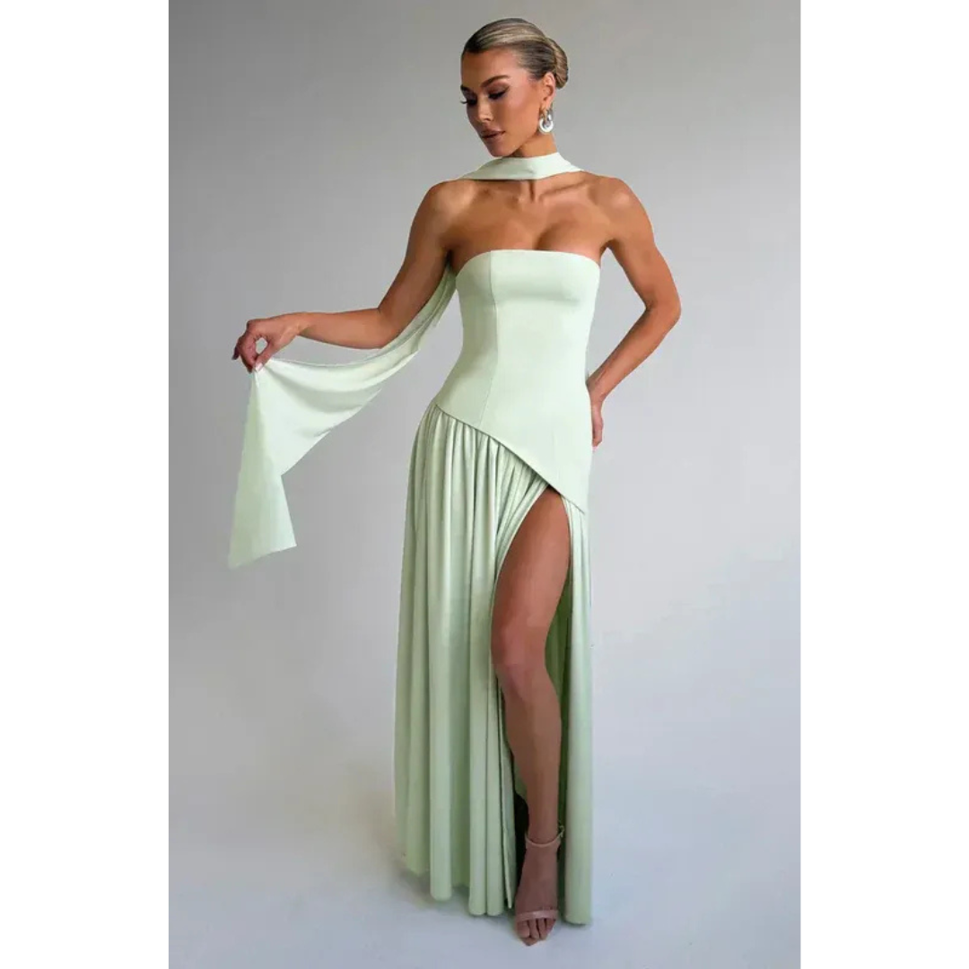 Hilde | Damen Maxi Kleid Für Hochzeitsgast Elegant Und Modern