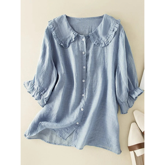 Hildegard | Damen Bluse Mit Rüschen
