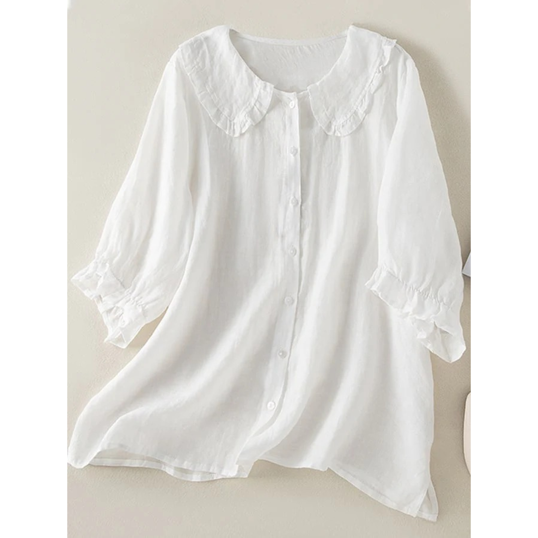 Hildegard | Damen Bluse Mit Rüschen