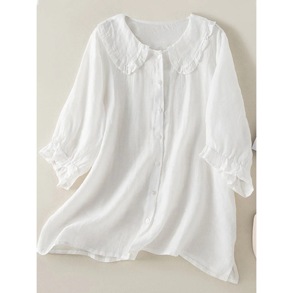 Hildegard | Damen Bluse Mit Rüschen