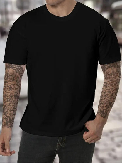 Men’s High Neck T Shirt Soft Comfortable Long Sleeve Minimalist Casual Everyday Layering Top
