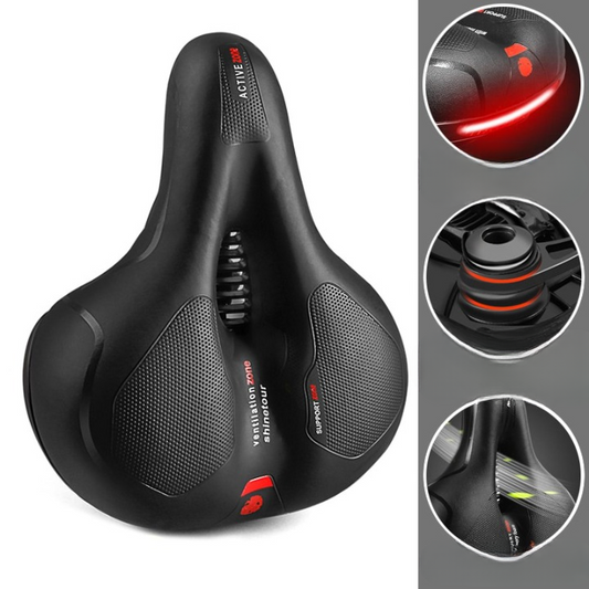 Fahrradsattel ergonomisch mit Stoßdämpfung und Belüftung -    Zorenza