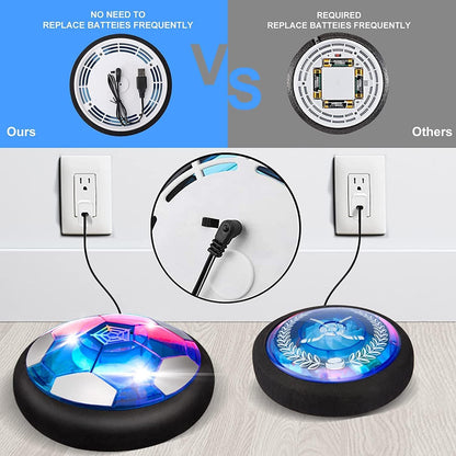 Hover Hockey Set Met LED - Zwevende Puck - 3 Tot 10 Jaar - KidsKorner