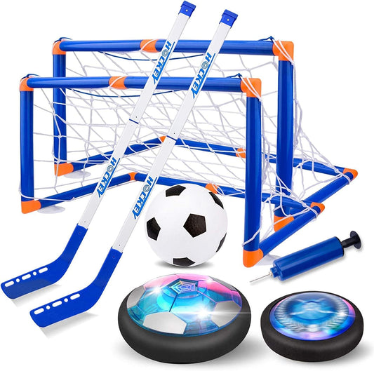 Hover Hockey Set Met LED - Zwevende Puck - 3 Tot 10 Jaar - KidsKorner