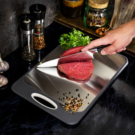 Hygienic Stainless Steel Cutting Board - SteelSafe-State of Style