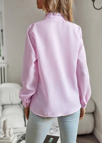Alice | Flæset Knappet Bluse