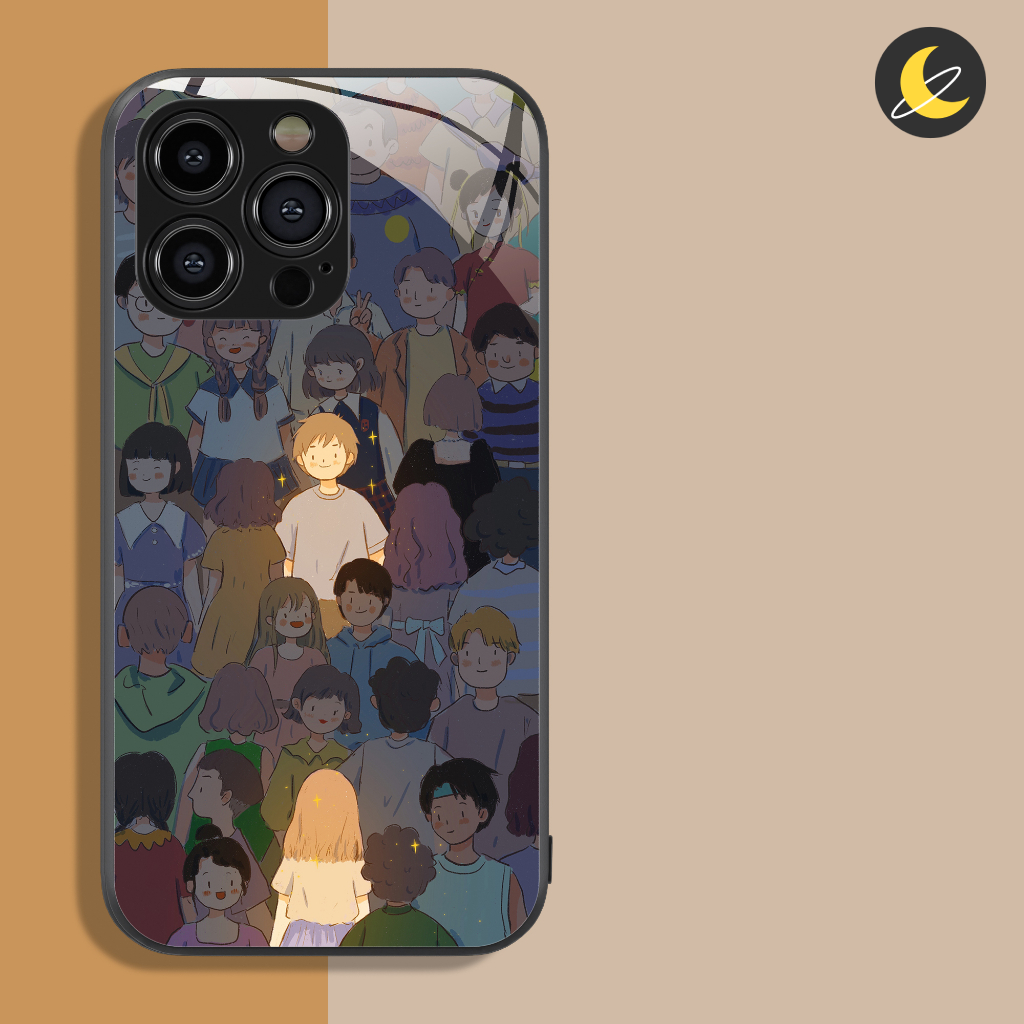 Nightly Wish Glowing Couple Phone Case