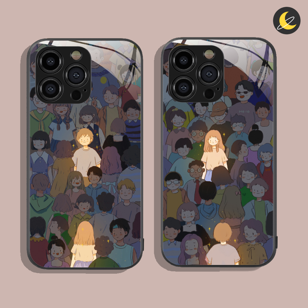 Nightly Wish Glowing Couple Phone Case