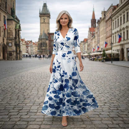 Iveta | Šaty Signature s Květinovým Vzorem