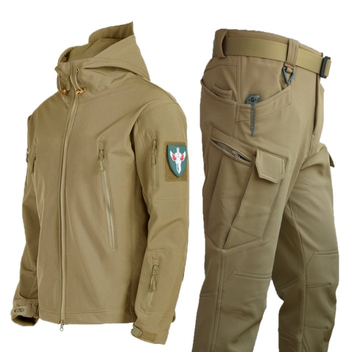 Hjalte | Waterdichte jas en broek voor heren – Tactische regenkleding voor buiten, ademend en duurzaam