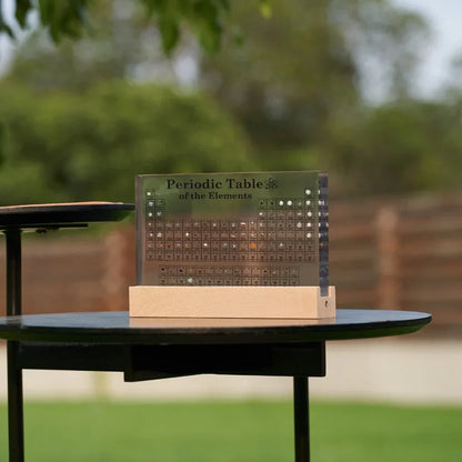 Illuminated Periodic Table with Real Elements - Elementa-Small-Nora Luxe
