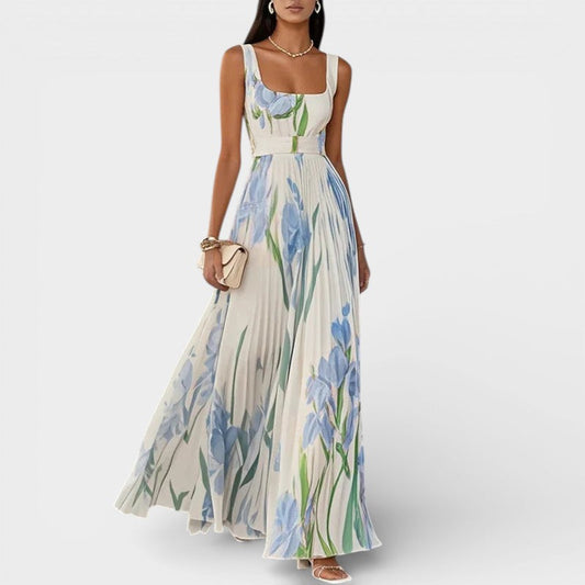 Isla – Elegantna cvjetna maxi haljina