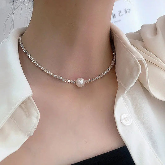 Klassikaline Pearli Kaelakee