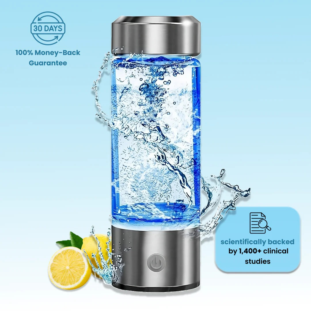 Portable Water Bottle for Hydrogen Infusion