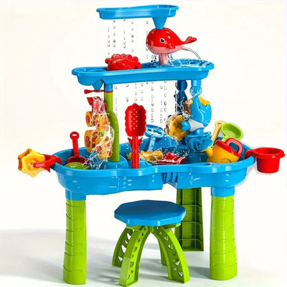 All-in-One Sand and Water Play Table for Kids