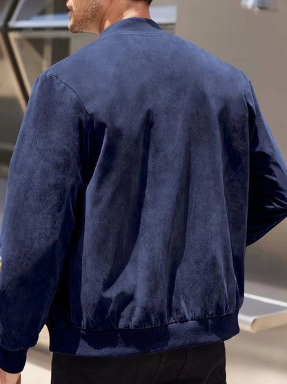 Kairos | Men’s Lightweight Casual Jacket Letvægtsjakke til Mænd med Lynlås | Sommerjakke til Forår og Efterår