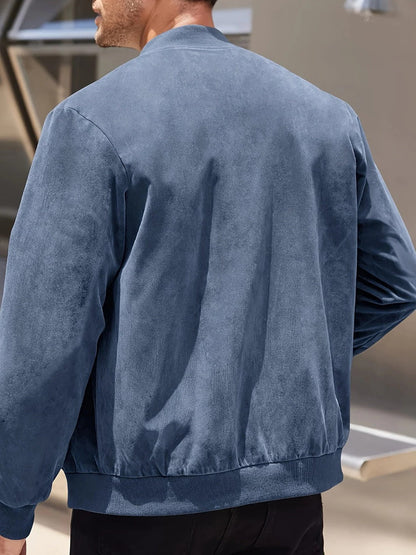 Kairos | Men’s Lightweight Casual Jacket Letvægtsjakke til Mænd med Lynlås | Sommerjakke til Forår og Efterår