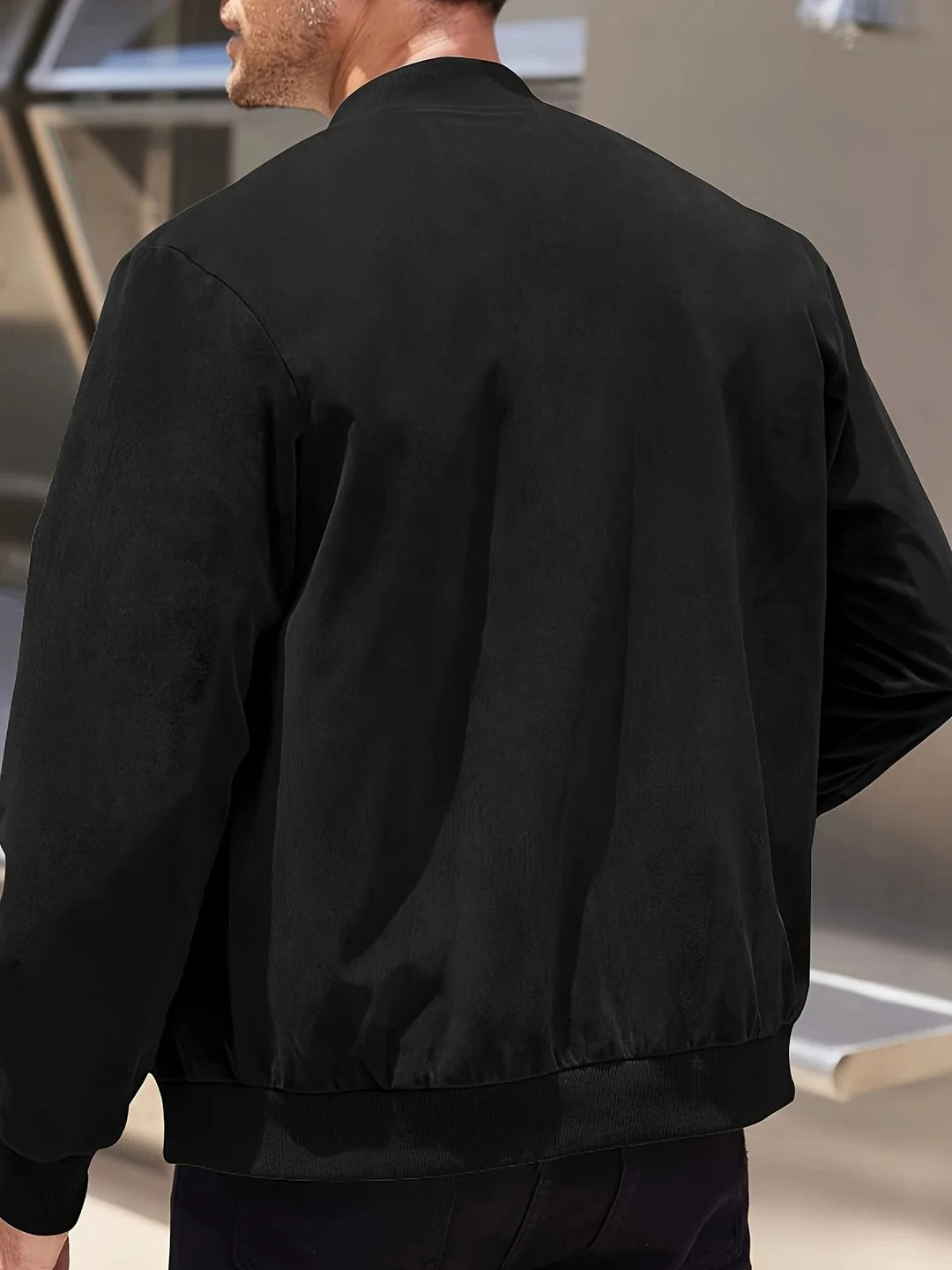 Kairos | Men’s Lightweight Casual Jacket Letvægtsjakke til Mænd med Lynlås | Sommerjakke til Forår og Efterår