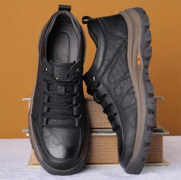 Bequeme und Stützende Leder-Schuhe für Männer