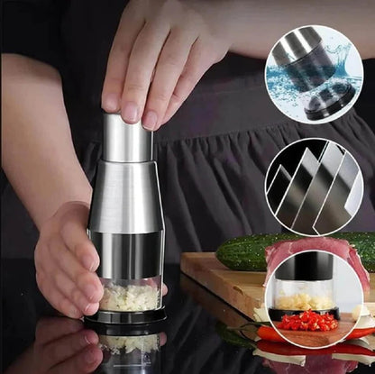 Praktischer Edelstahl Lebensmittelhacker für müheloses Kochen