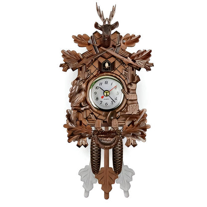 Elegant Cuckoo Timekeeper with Artistic Carvings