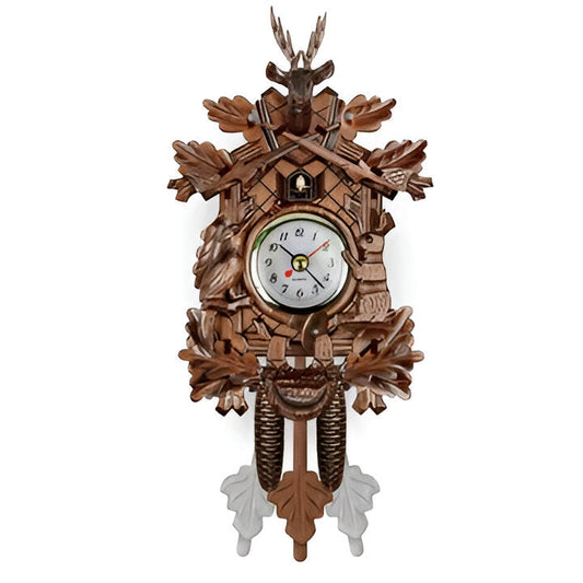 Elegant Cuckoo Timekeeper with Artistic Carvings
