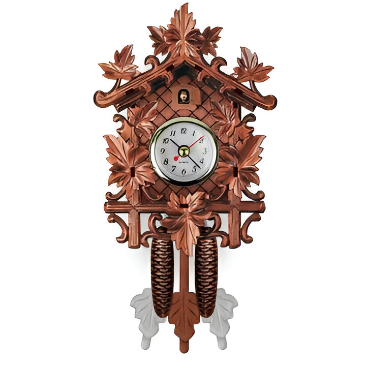 Elegant Cuckoo Timekeeper with Artistic Carvings