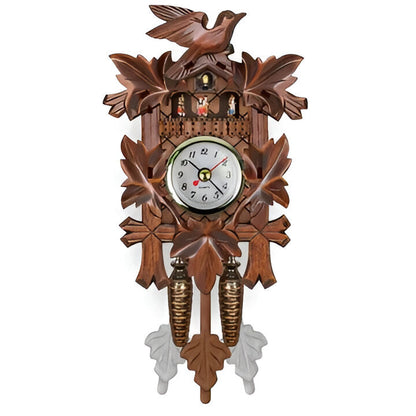 Elegant Cuckoo Timekeeper with Artistic Carvings