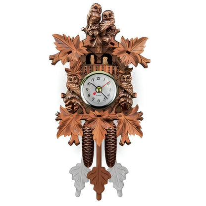 Elegant Cuckoo Timekeeper with Artistic Carvings