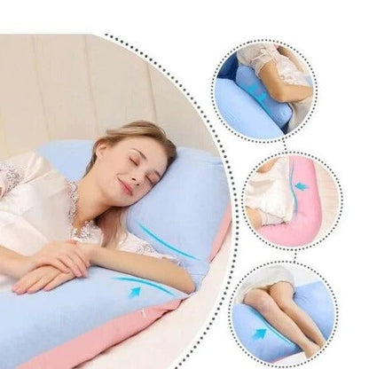 Comfort-Enhancing U-Shape Sleep Support Pillow
