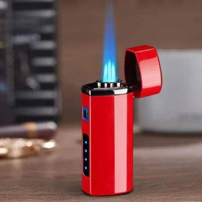 Rechargeable Metal Lighter with Triple Jet Flame Technology