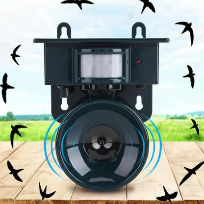 Solarbetriebener Bewegungsmelder-Vogelabwehrgerät für den Außenbereich