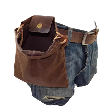 Foraging Pouch - Portable Belt-Mounted Foraging Bag for Outdoor Foraging & Nature Collection