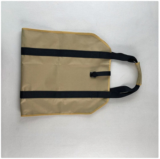 Heavy-Duty Firewood Carrier Bag - Waterproof Canvas Log Tote for Camping & Fireplace