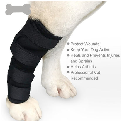 Dog Rear Leg Brace - Compression Leg Sleeve for Arthritis & Injury Recovery