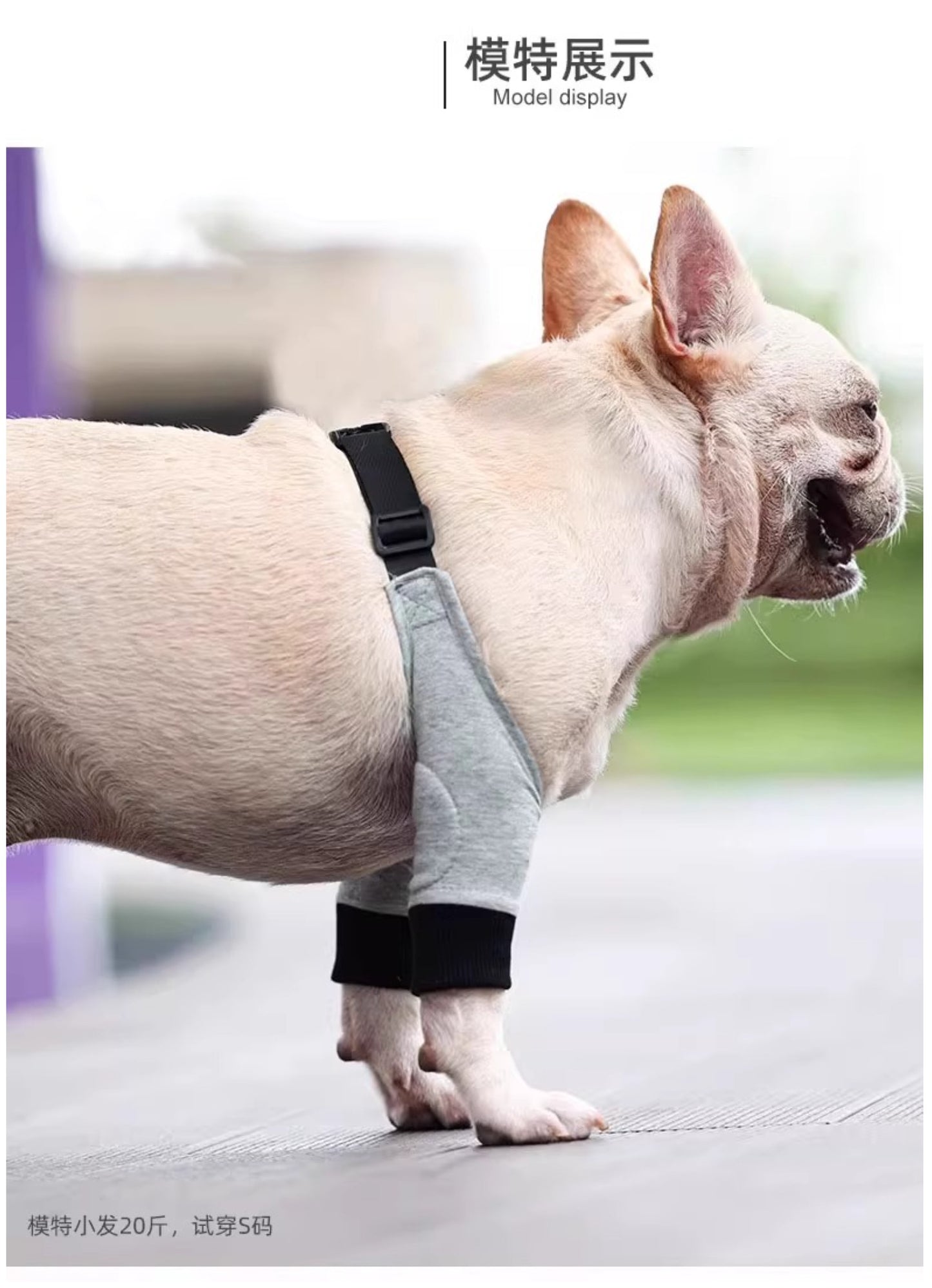 Dog Front Leg Brace - Dual Compression Sleeves for Arthritis, Injury & Scratch Protection