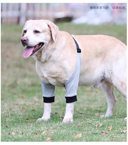 Dog Front Leg Brace - Dual Compression Sleeves for Arthritis, Injury & Scratch Protection
