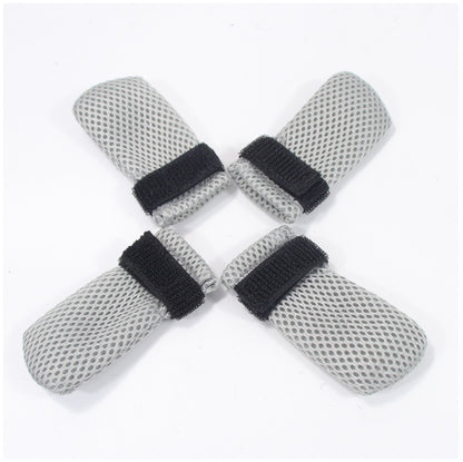 Non-Slip Cat & Dog Paw Protectors - Breathable Indoor Socks for Scratch & Floor Protection