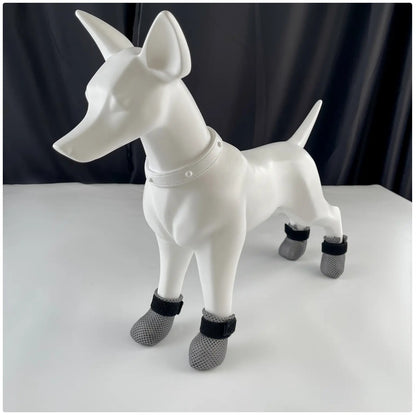 Non-Slip Cat & Dog Paw Protectors - Breathable Indoor Socks for Scratch & Floor Protection