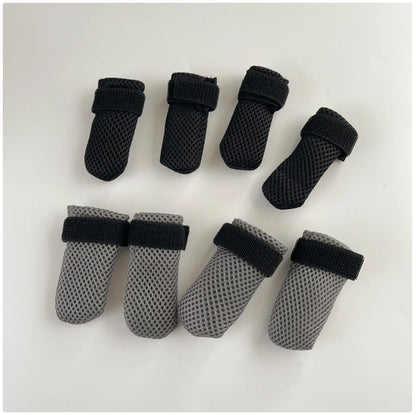Non-Slip Cat & Dog Paw Protectors - Breathable Indoor Socks for Scratch & Floor Protection